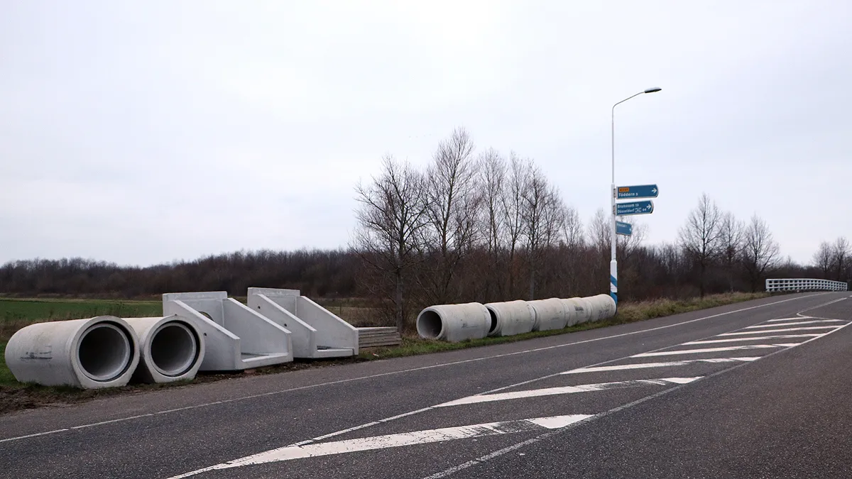 materiaal tbv duiker nusterweg