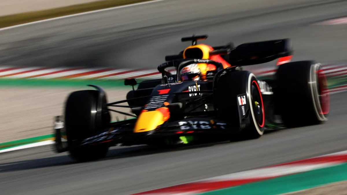 max verstappen barcelona red bull 2022 eerste testdag