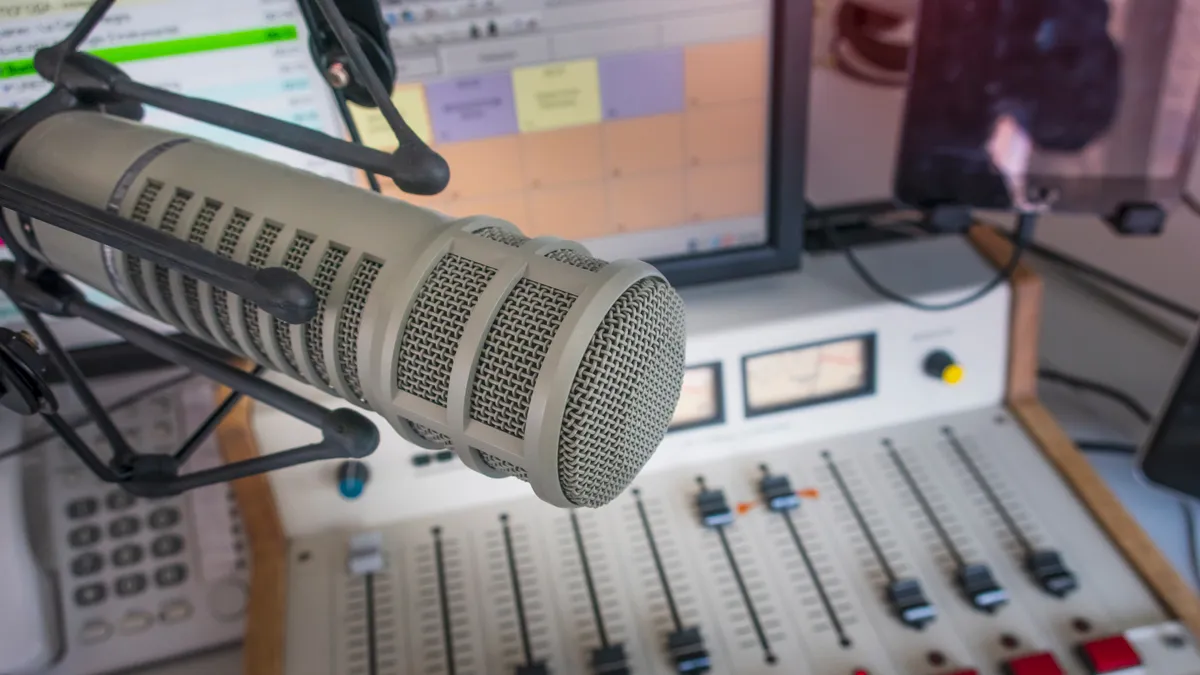 microfoon geluidsmengtafel