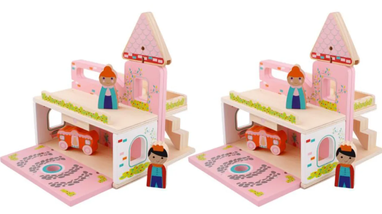 mini matters draagbare houten speelset action