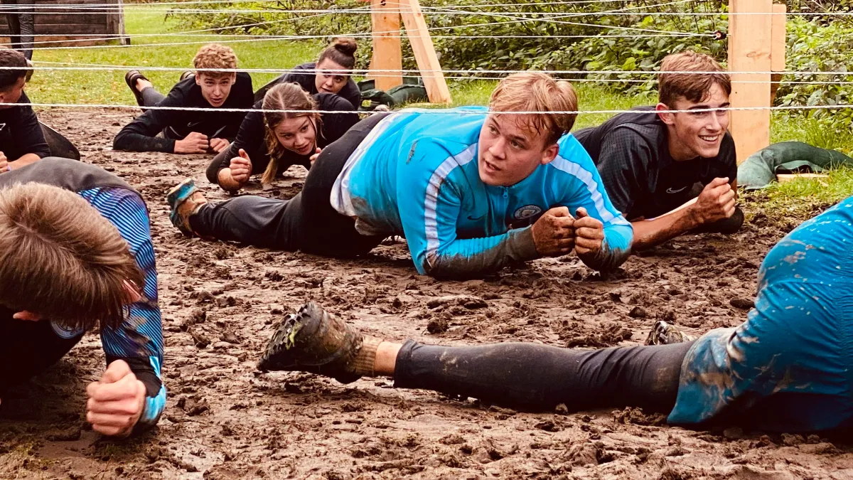 moddertijderen onder schrikdraad