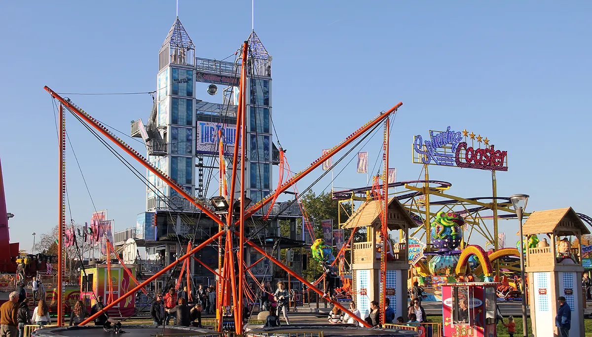 mooi weer tijdens oktoberfeest