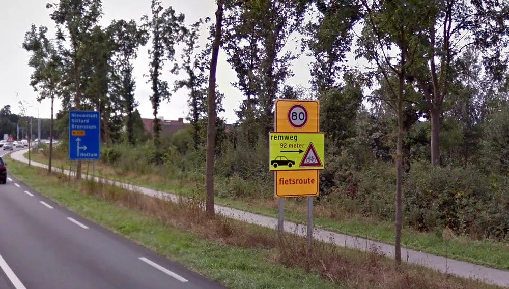 n276 bij holtummerweg gevaarlijk punt