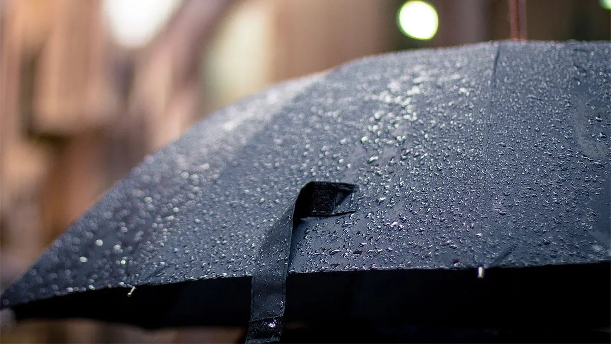 natte paraplu neerslag regen