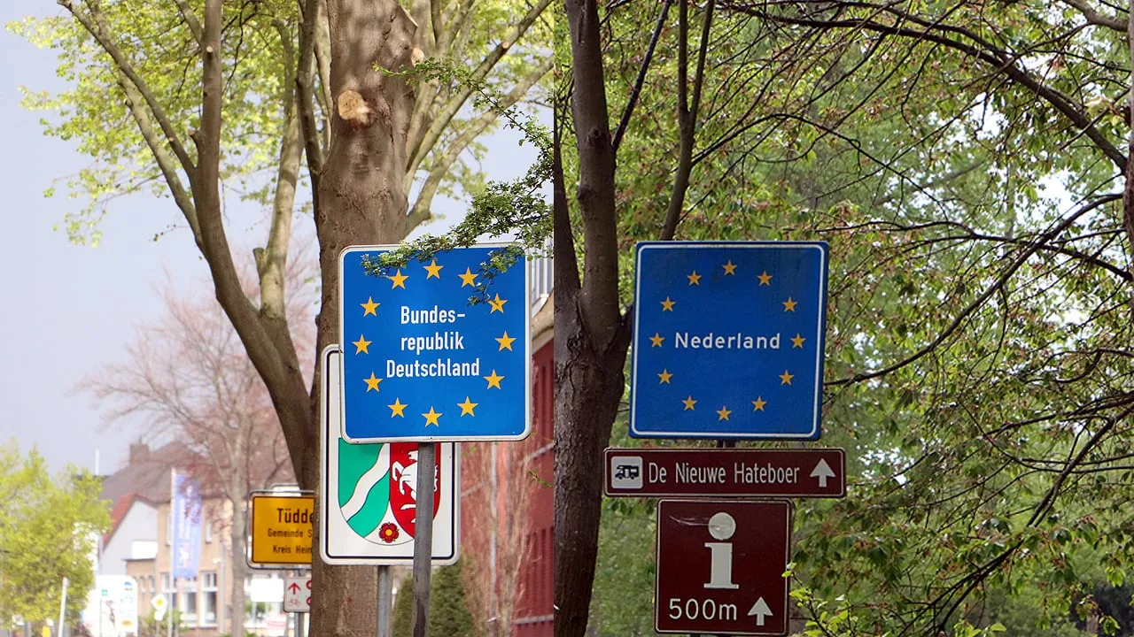 nederlands duitse grens bij tudderen