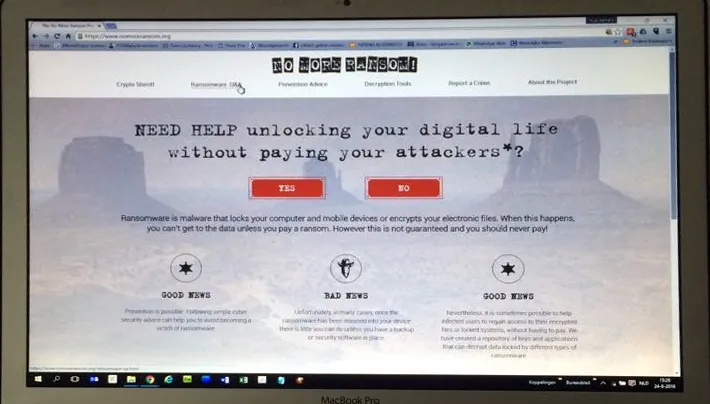 need help no more ransomware