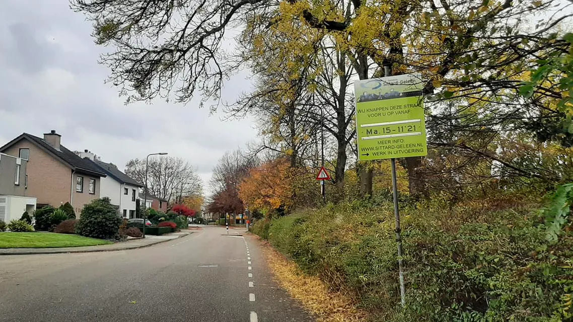 nieuw asfalt kastelenweg sittard