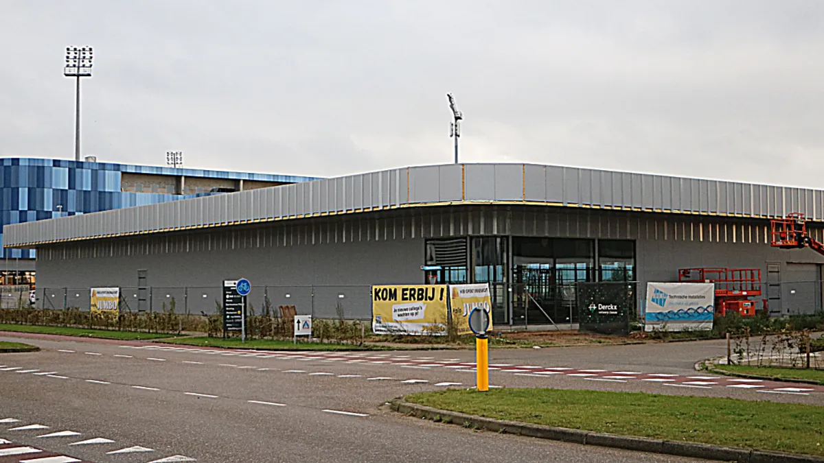nieuwbouw jumbo bij fortuna sittard stadion