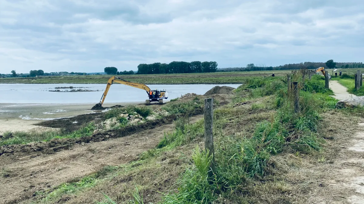 nieuwe afrit voetgangers en fietsersveer grevenbicht