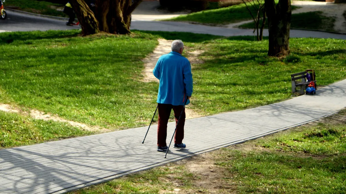 nordic walking senior