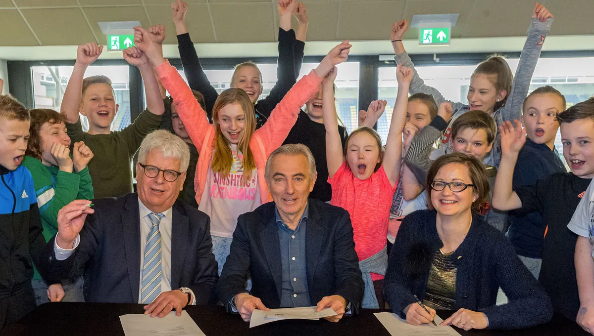 ondertekening prestatieafspraak jeugdsport