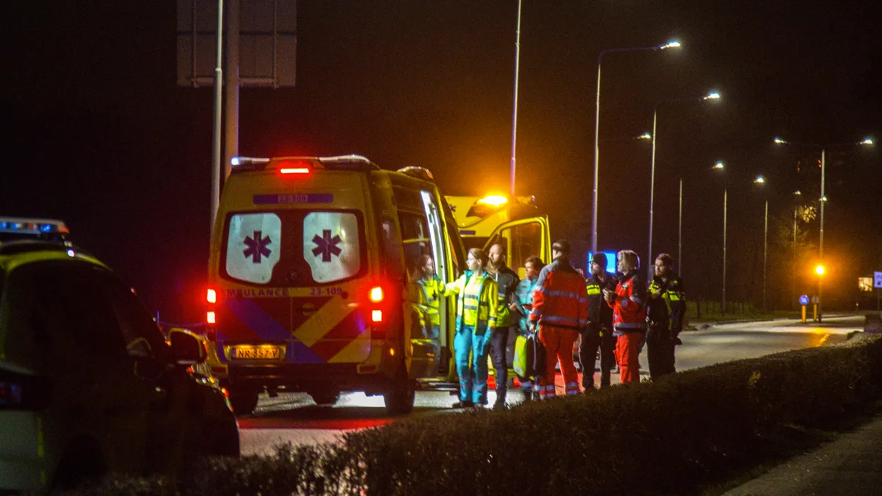 ongeluk met scoorter sittarderweg bij nieuwstadt