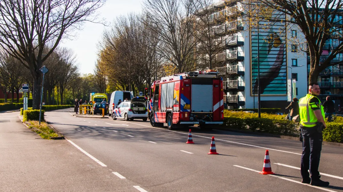 ongeval scootmobiel en auto tunnelstraat sittard