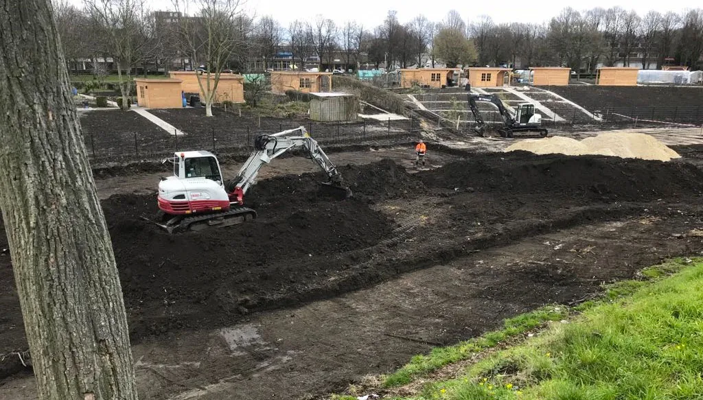 oostelijke schootsvelden bodemwerkzaamheden