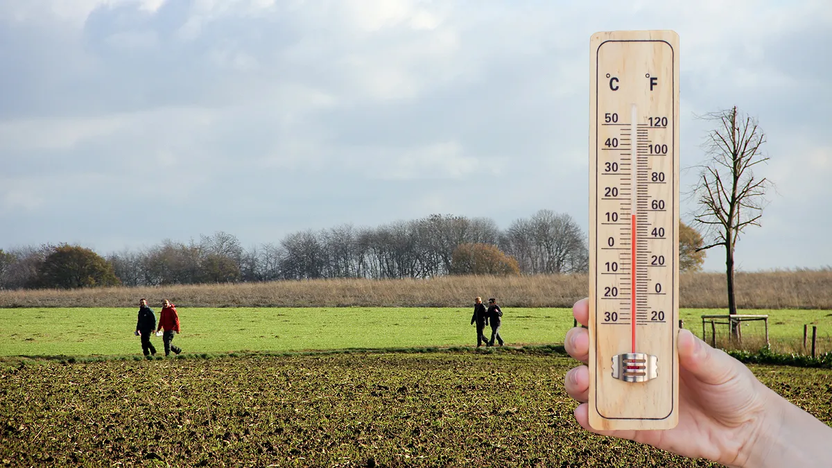 op een na warmste kerst ooit gemeten