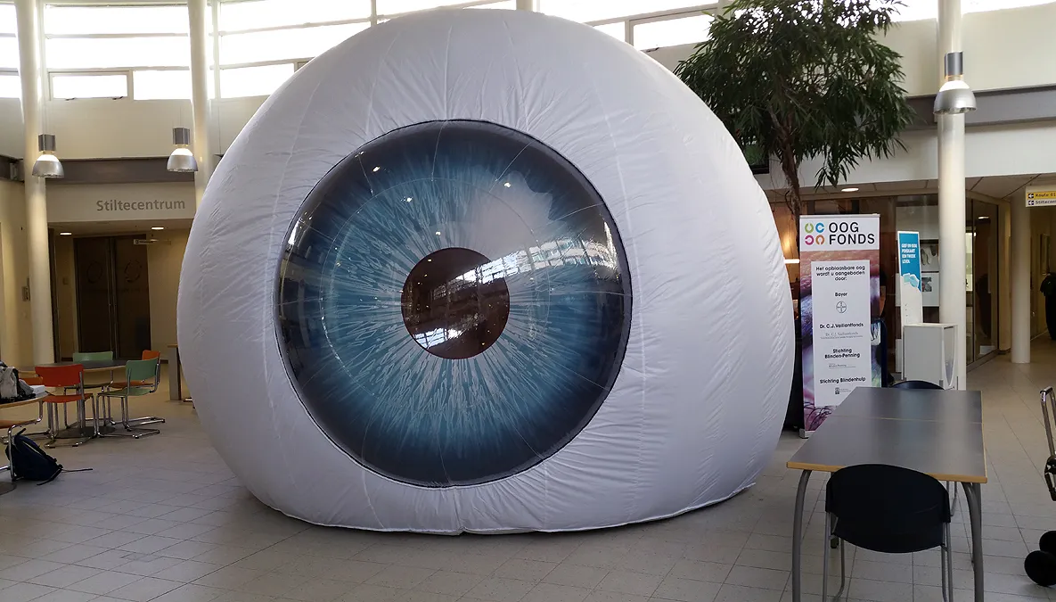 opblaasbaar oog