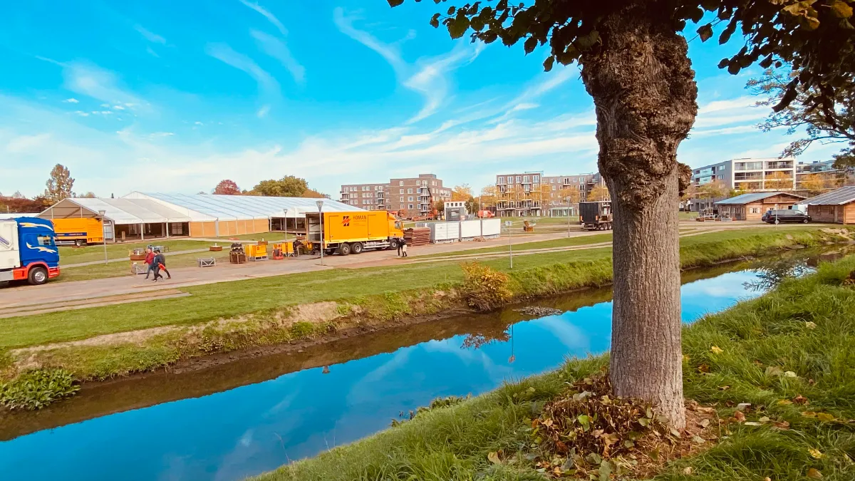 opbouwwerkzaamheden oktoberfeest 2022