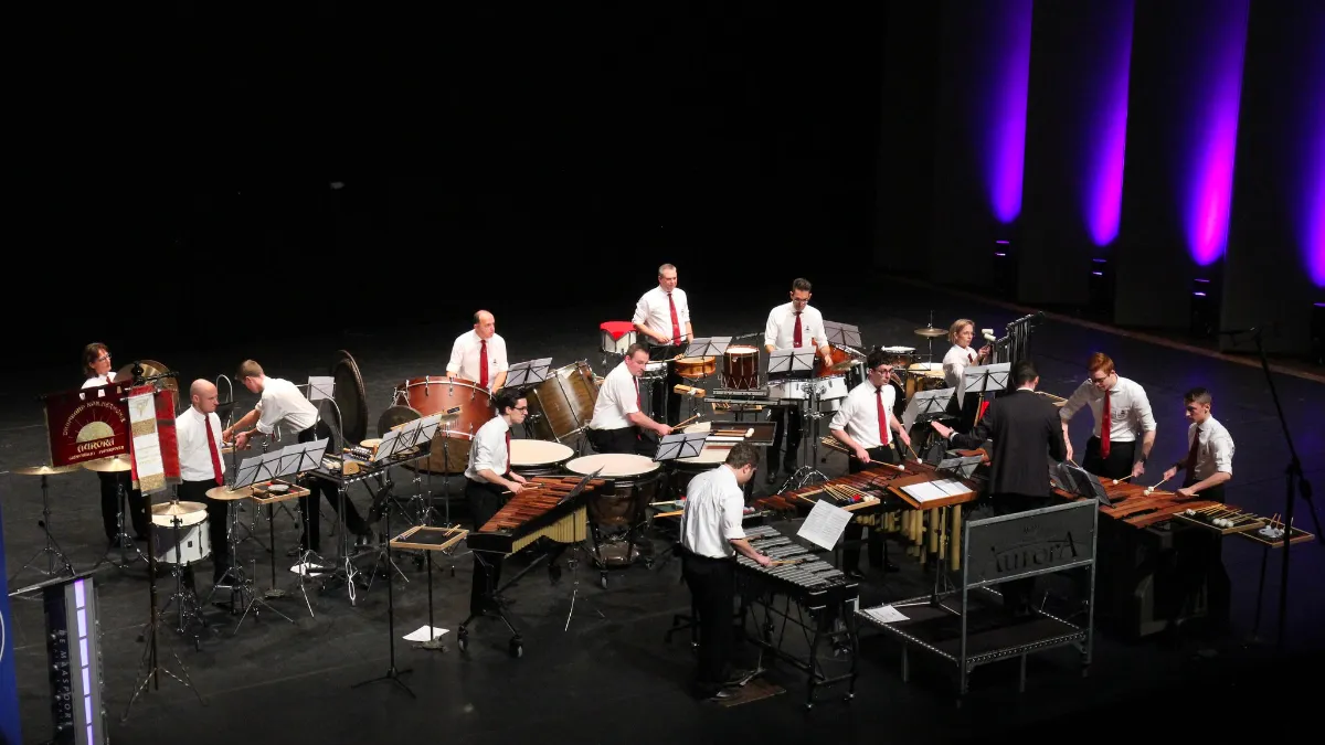 optreden slagwerkers kh aurora grevenbicht in venlo