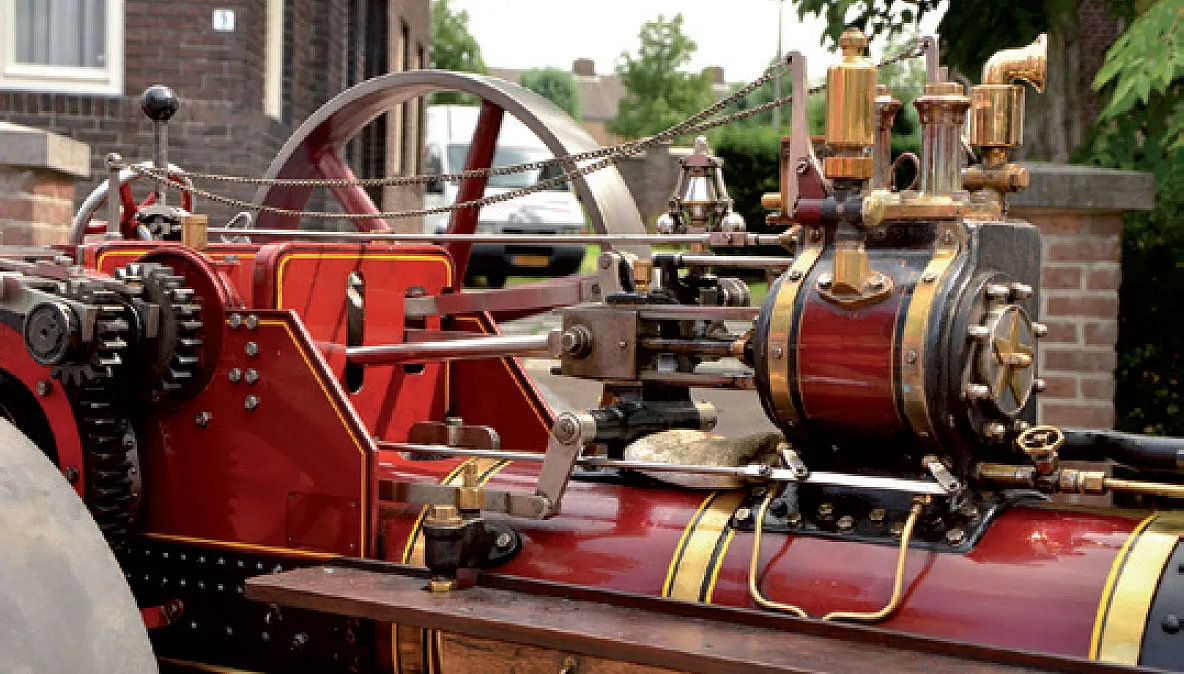 oude ambachten stoomtractor