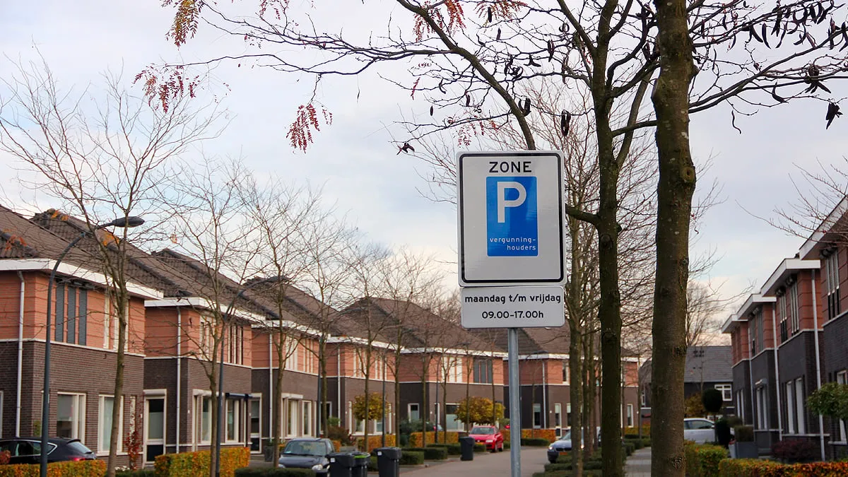 parkeren voor vergunninghouders