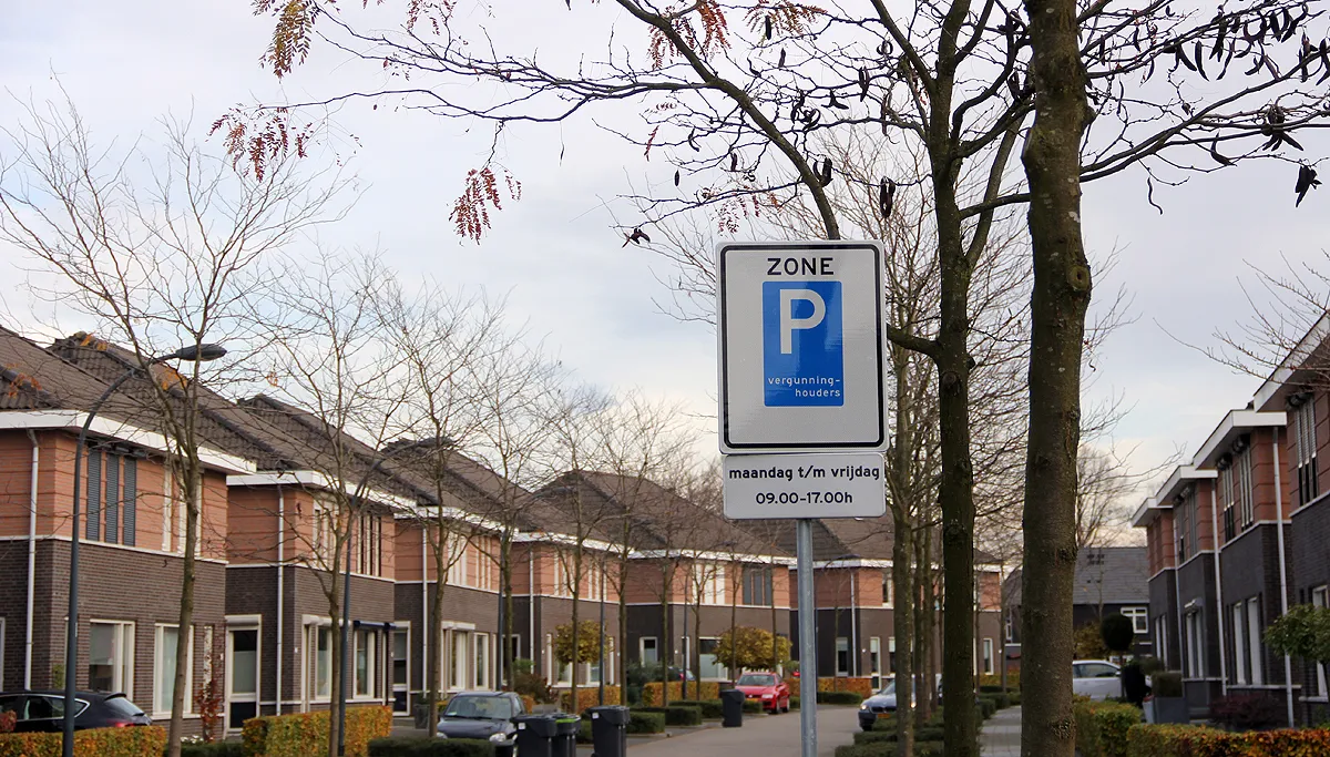 parkeren voor vergunninghouders in de haese