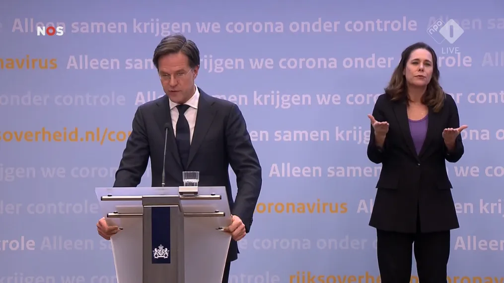 perconferentie rutte corona 230321