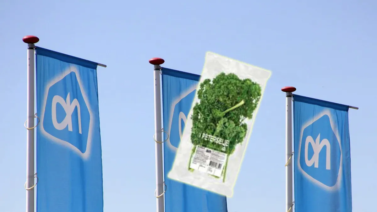 peterselie of selderie vlaggen albert heijn