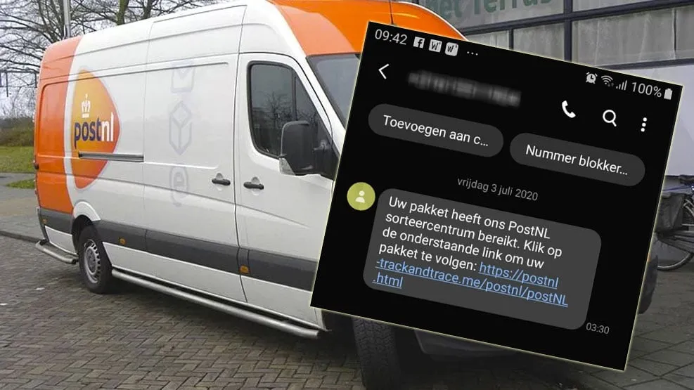phishing postnl bestelbus