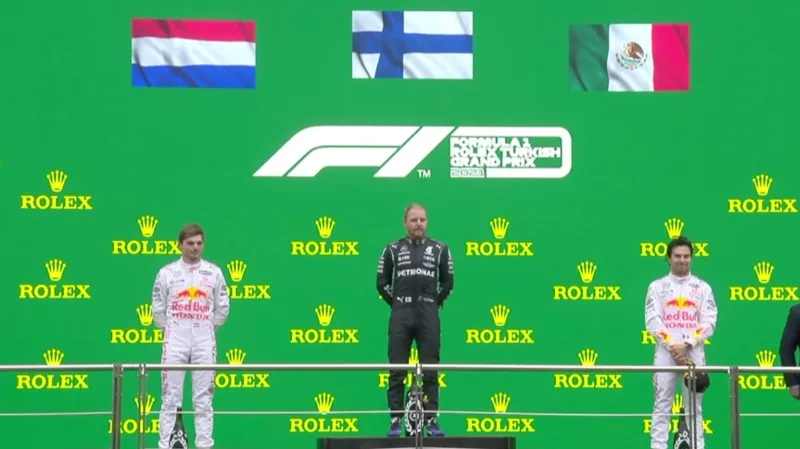 podium f1 turkije
