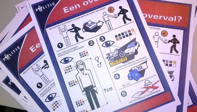 politie kaart een overval