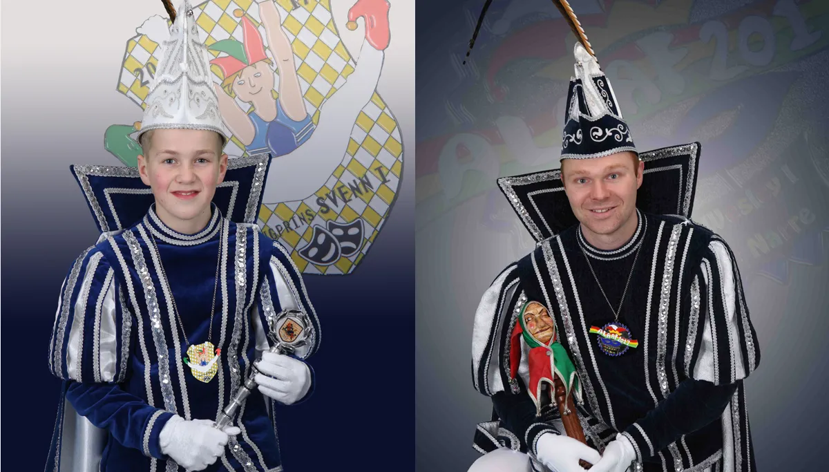 prins wesley en jeugdprins svenn narre