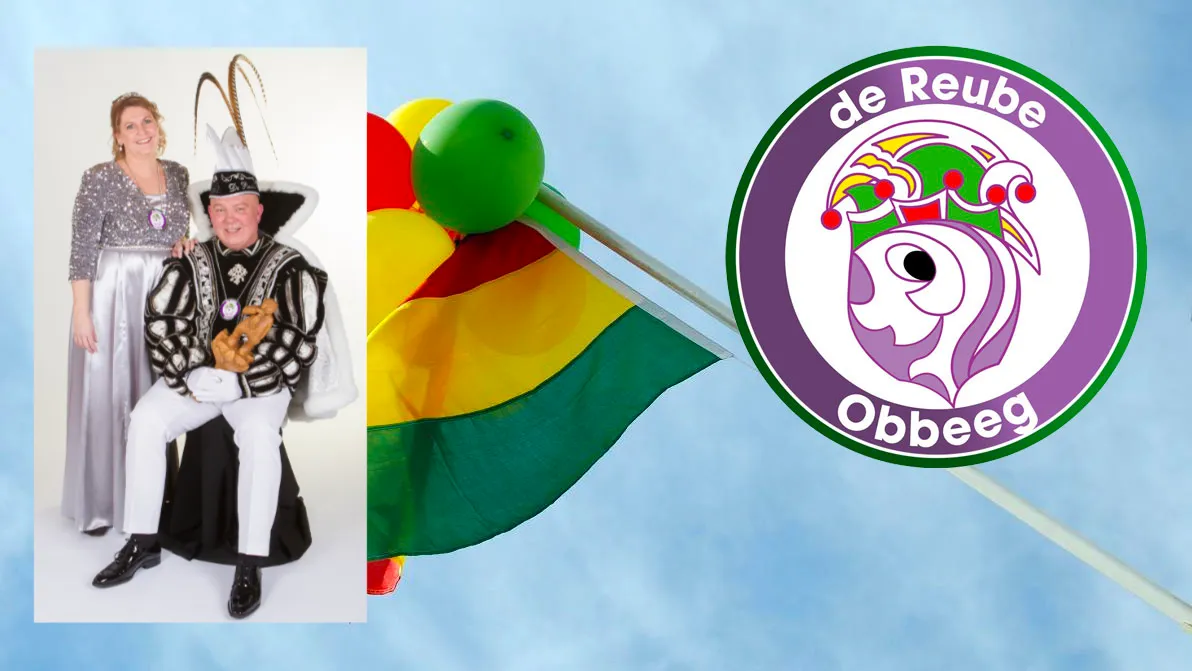 prinsenpaar 2023 carnaval vlag reube obbeeg obbicht