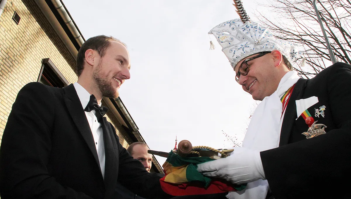 prinsenwimpel overdracht vmn fotogragie zitterd