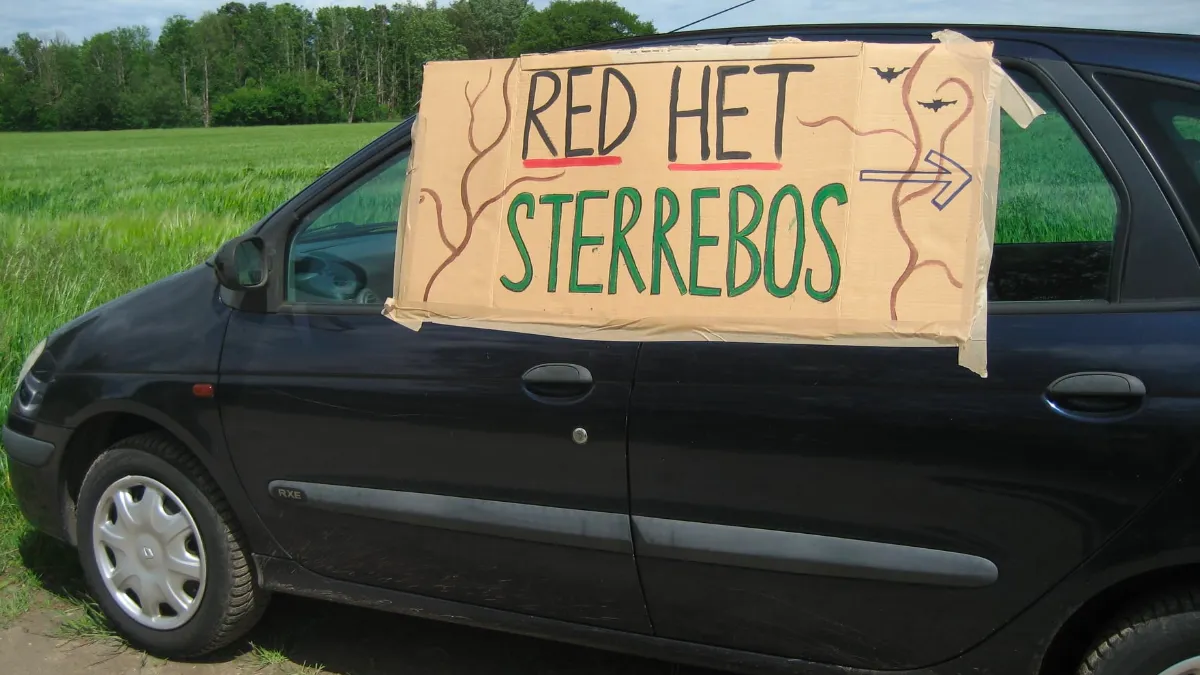protestbijeenkomst sterrebos 2