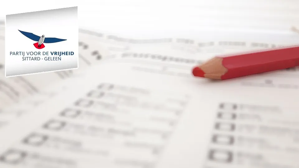 pvv sittard geleen stembiljet vaag en rood potlood annet wagener