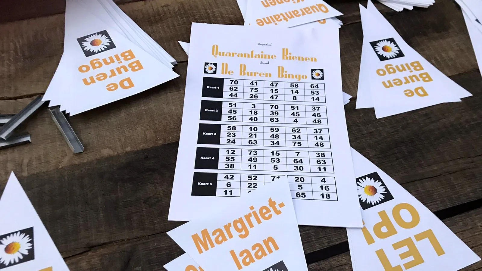 quarantaine kienen oftewel de buren bingo