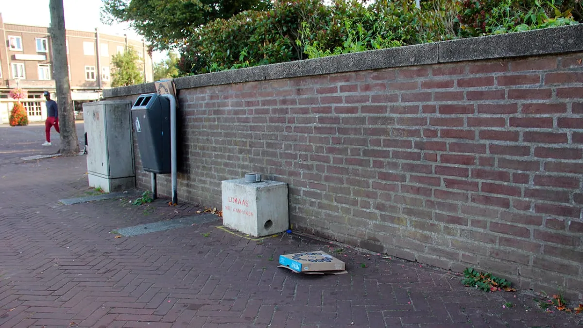 rattenval in geleen centrum