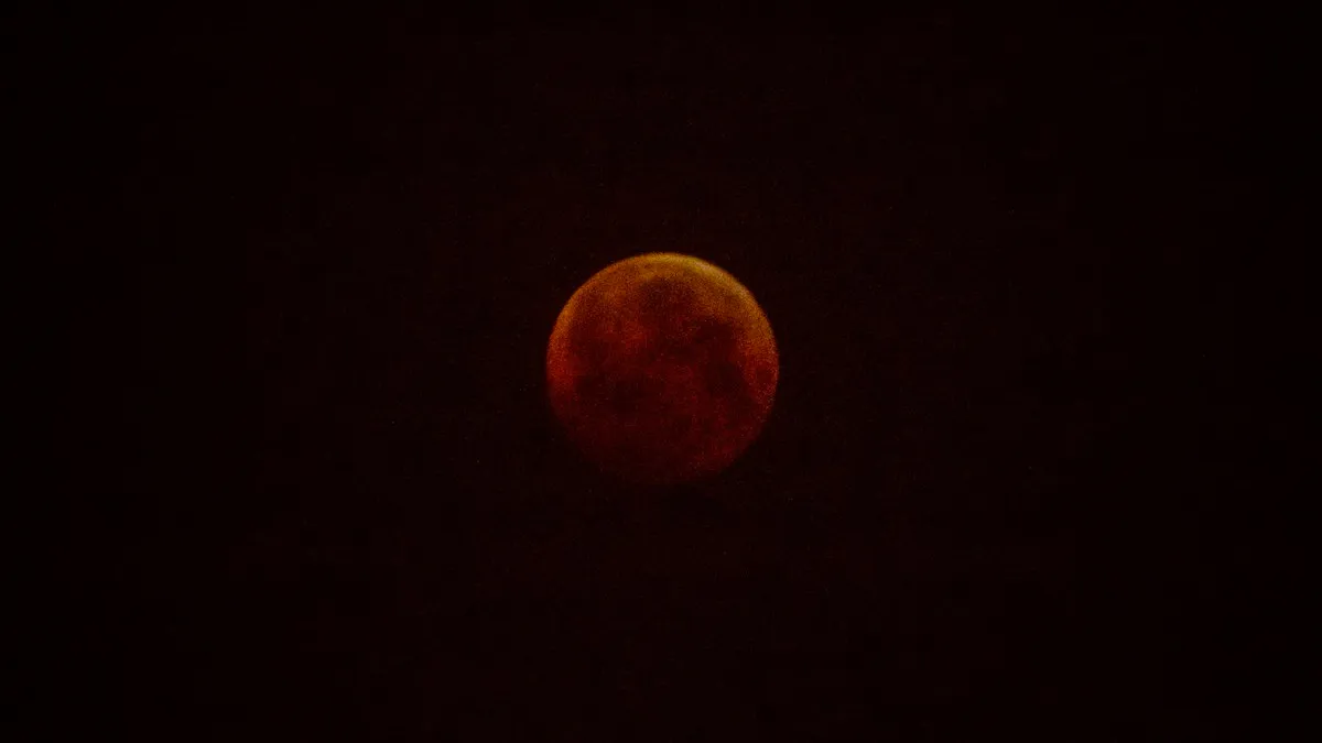 red moon rode maan 21 januari 2019