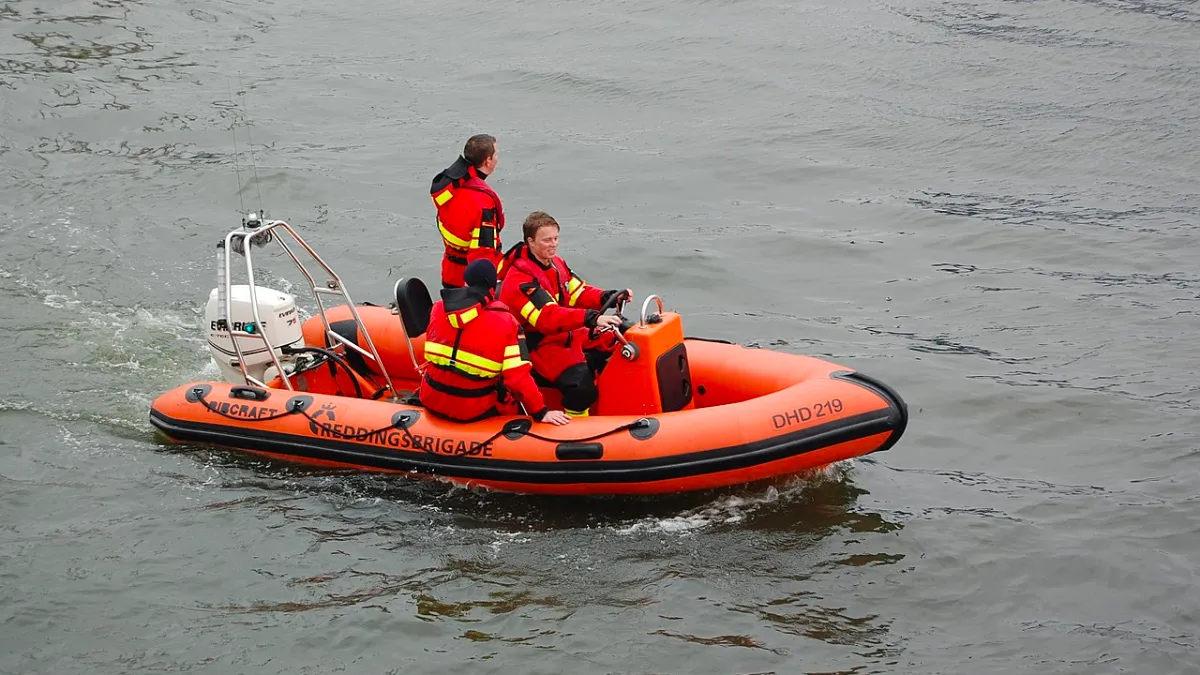 reddingsbrigade te water