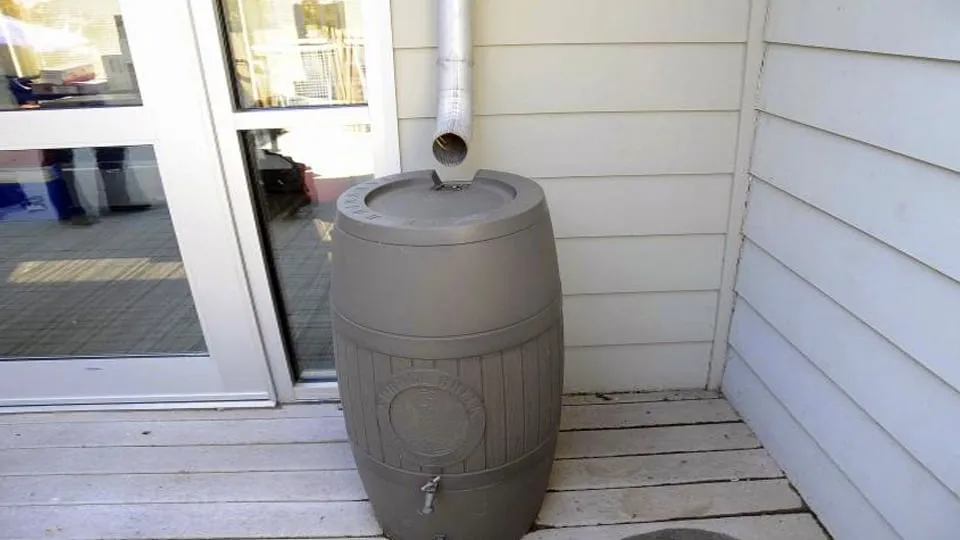 regenton hemelwater afkoppelen