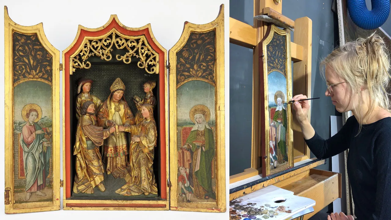 restauratie limbricht triptiek