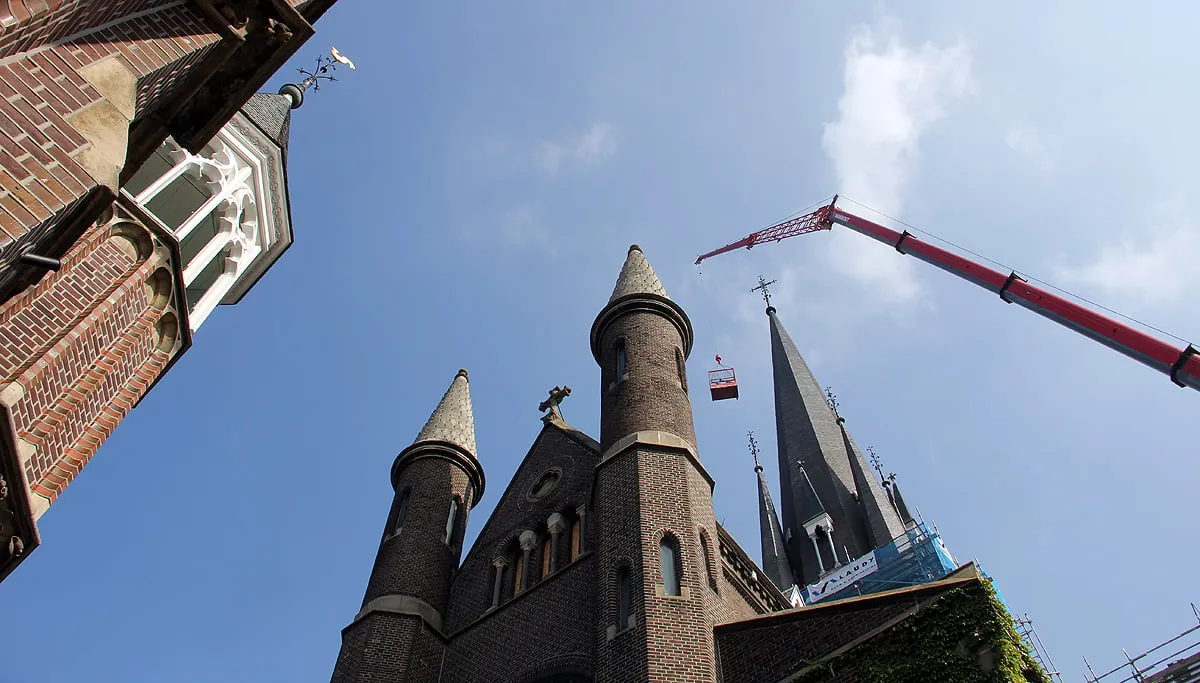 restauratie toren basiliek 3 september 2015