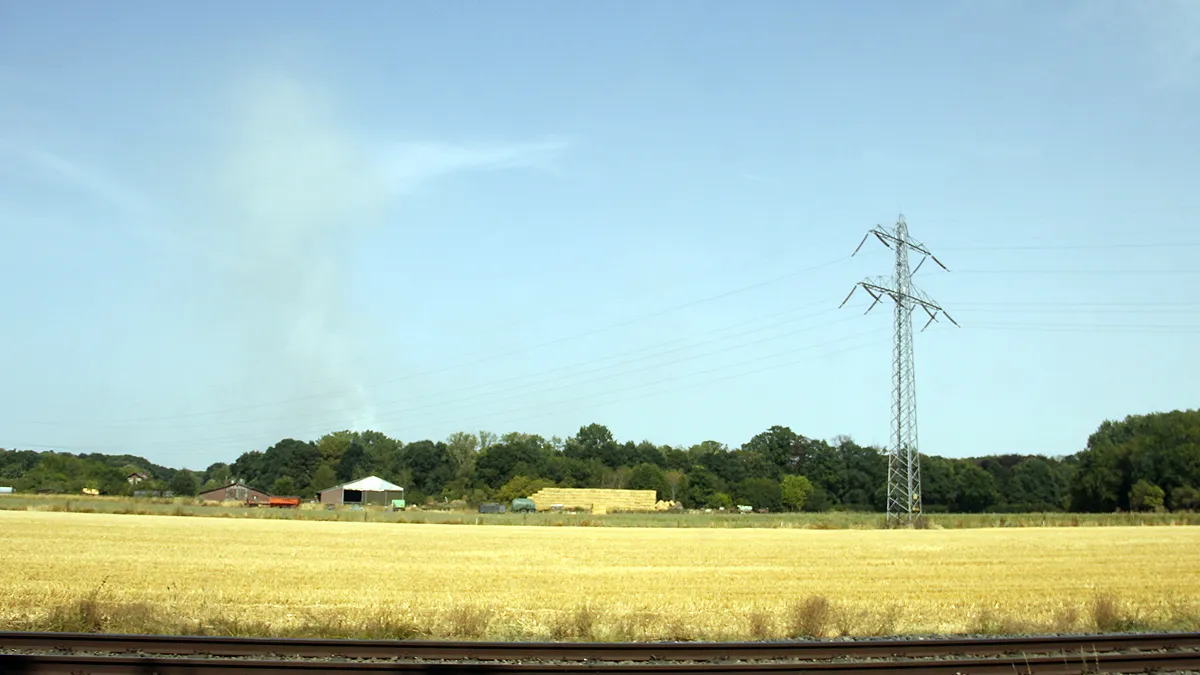 rook natuurbrand bosbrand bij born