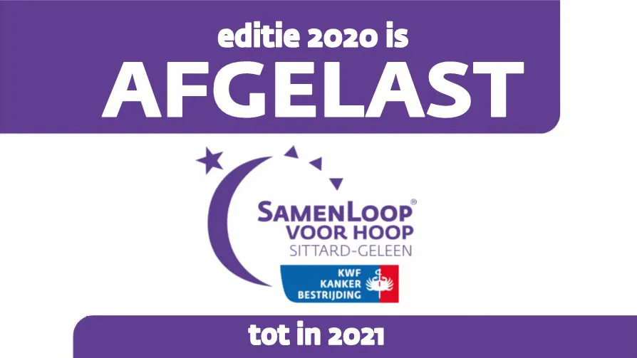 samenloop voor hoop 2020 afgelast