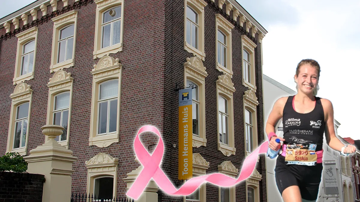 saskia leenders sponsorloop voor toon hermans huis paardestraat sittard