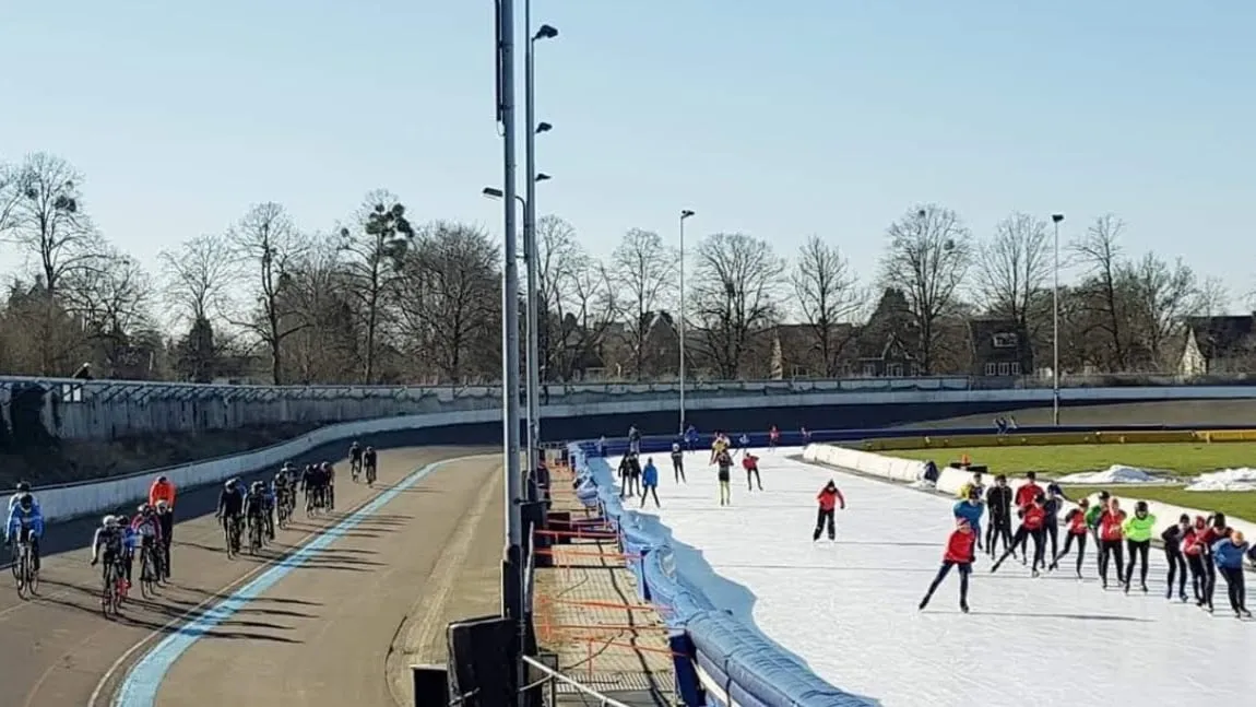 schaats en wielerbaan geleen