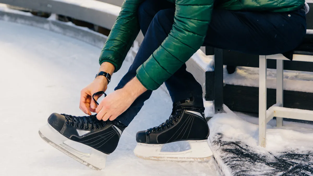 schaatsen onderbinden