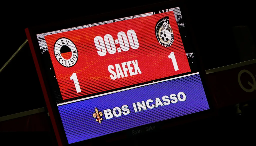scorebord excelsior fortuna sittard niels van renen