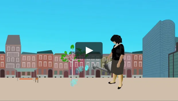 screenshot voorbeeld animatiefilmpje