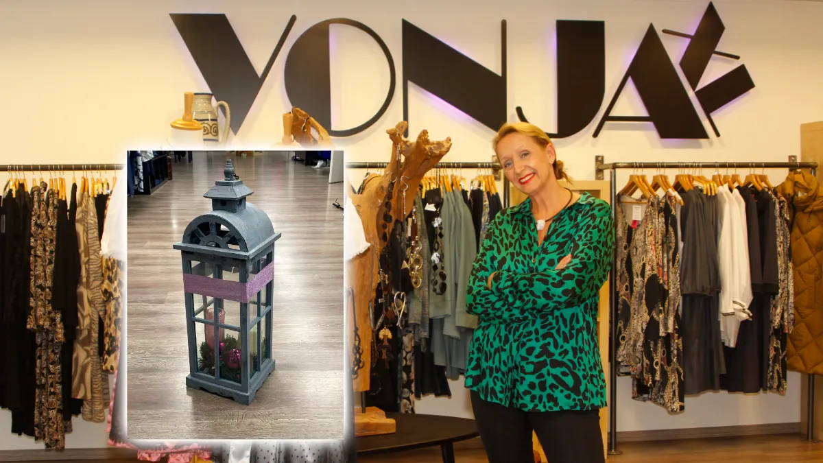 sfeerlamp gestolen van vonja xl modeshow 1 oktober 2022